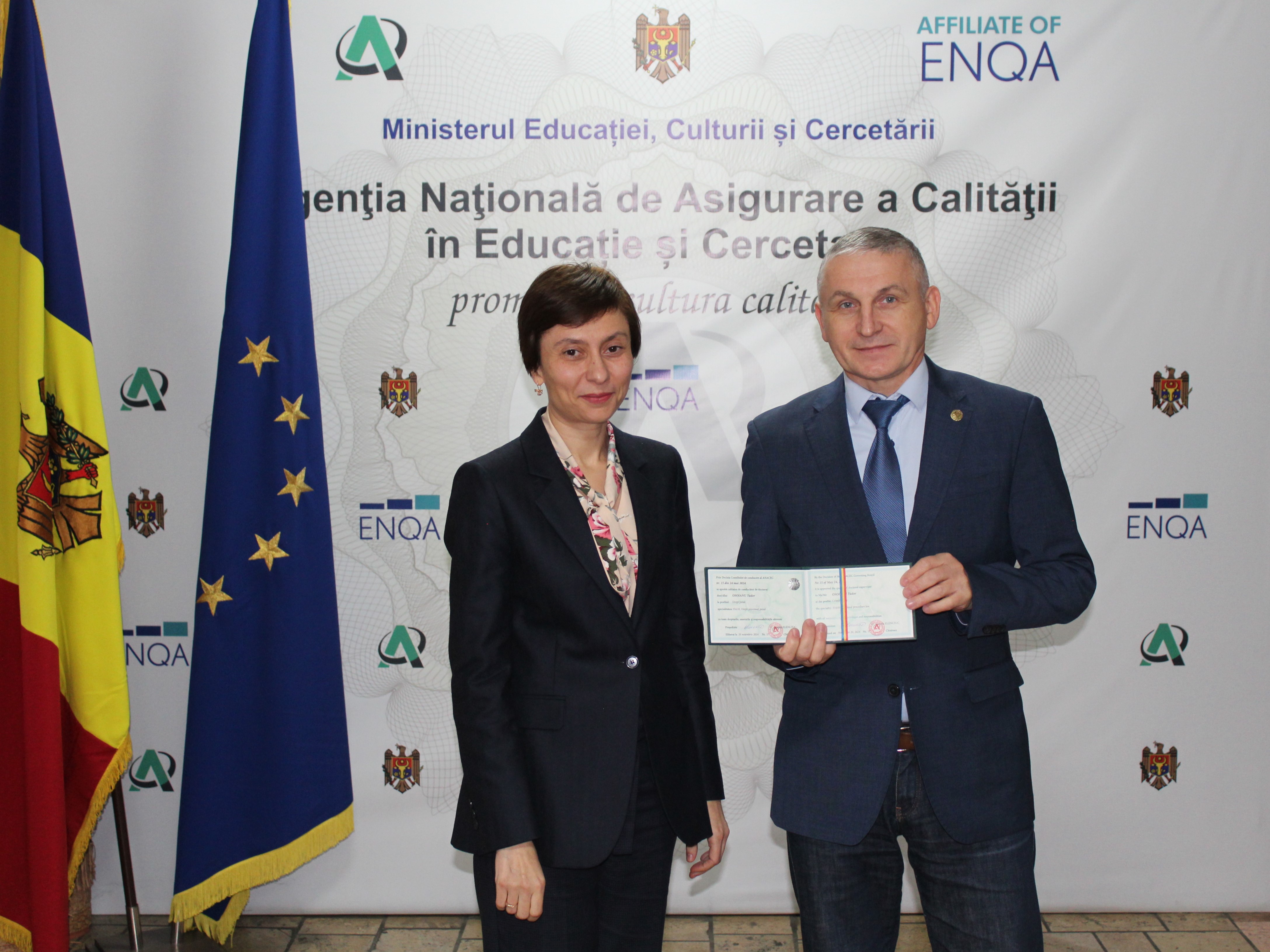 Tudor Osoianu a obținut dreptul de a conduce doctorate